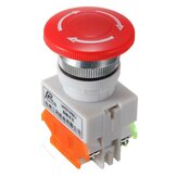 N/O N/C Emergency Stop Switch Push Button Mushroom 4 Screw Terminals